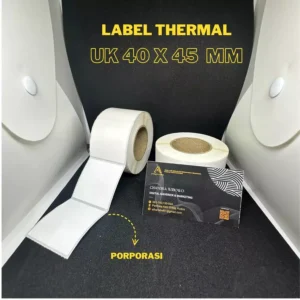 Sticker Label Thermal 40X45 mm | Stiker label UK 40X45 mm | Thermal UK 40X45 MM