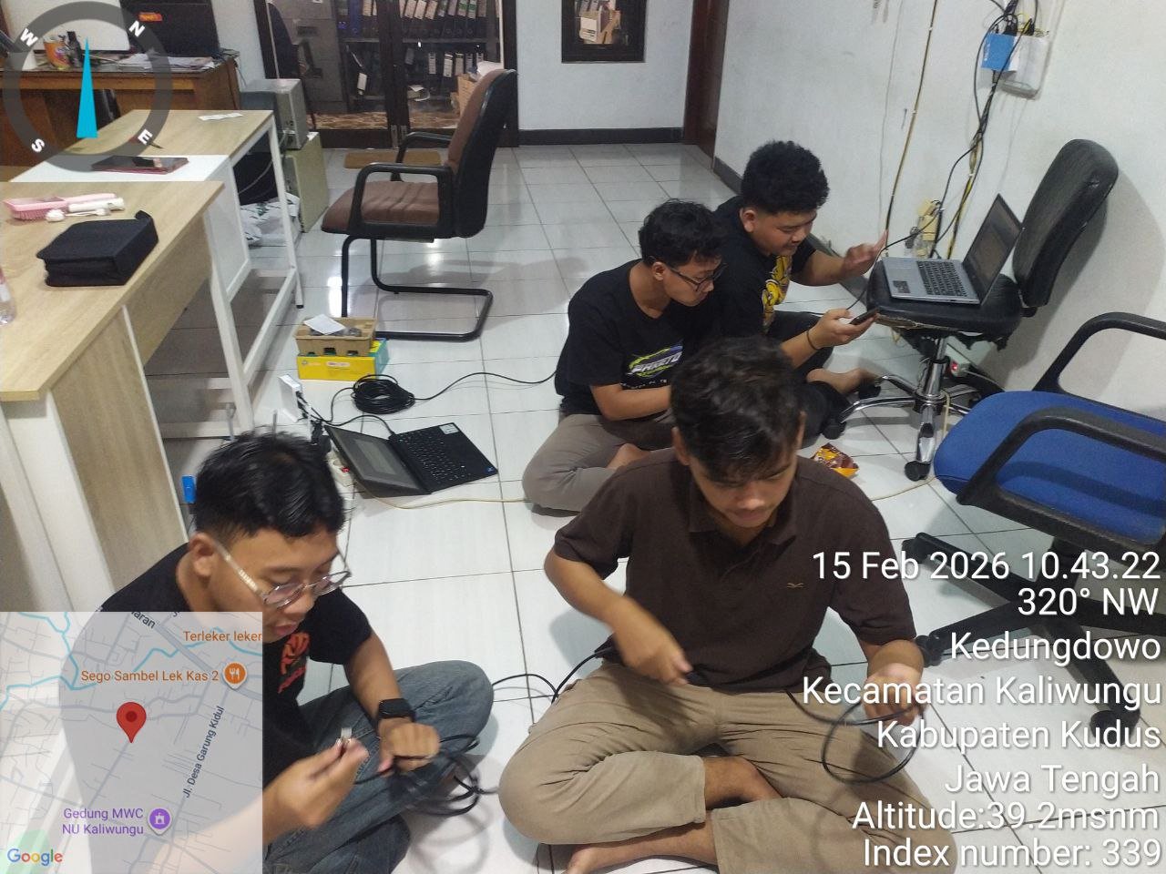 Instalasi Jaringan di PT Bina Cahaya Label Cabang Kudus