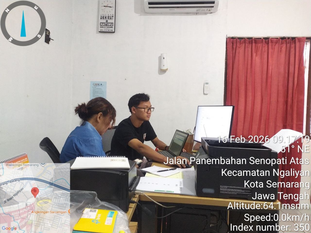 Kunjungan Tim Umbul Sandhi Yudha di PT Bina Cahaya Label